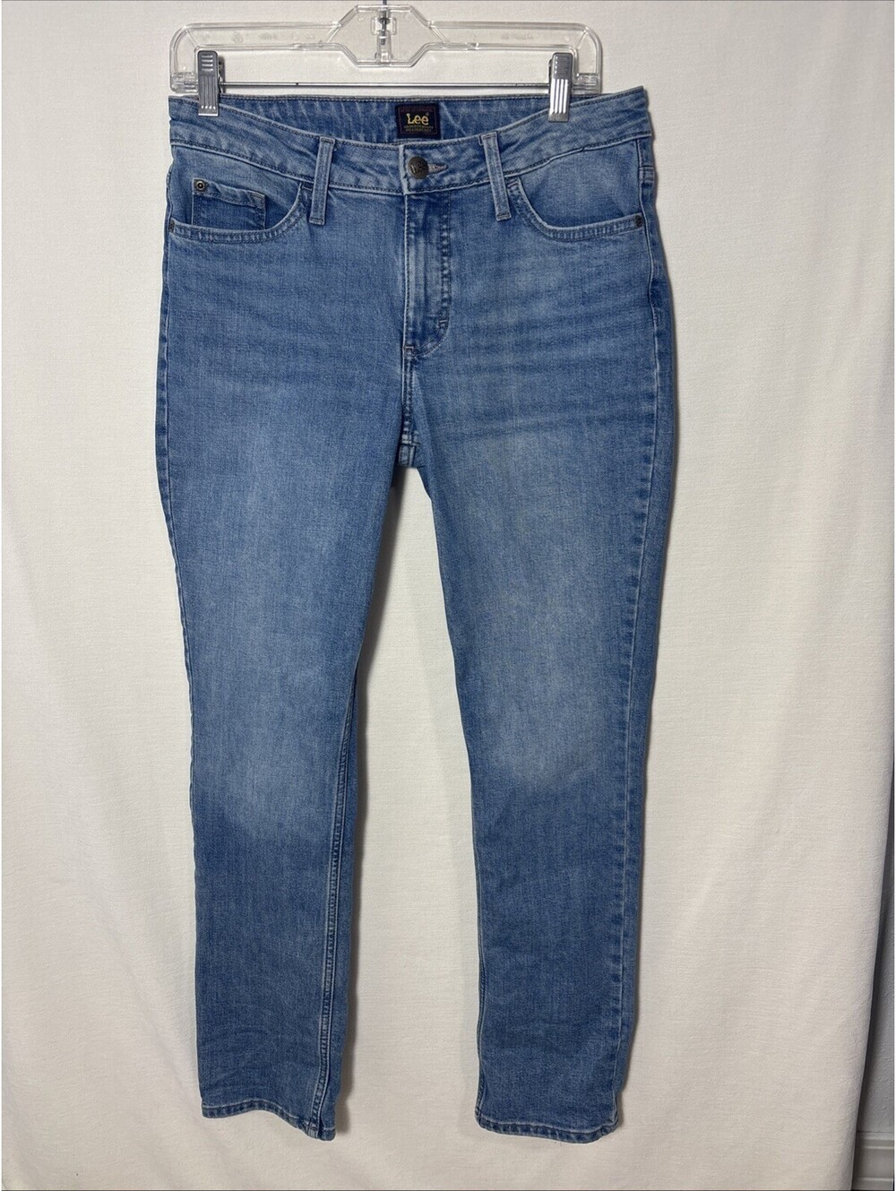 LEE SKINNY HIGH RISE DENIM JEANS WOMENS SIZE 6M MEDIUM Wash